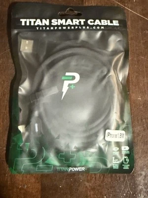 TITAN POWER + ~ Smart Cable USB To ⚡️iPhone Charger 6 ft * Durable! * NEW - Image 1 of 4