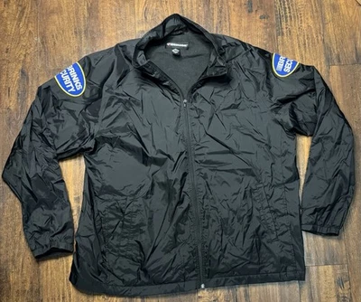 Black Blauer Brinks Security Jacket Windbreaker Size XL  - Image 1 of 4