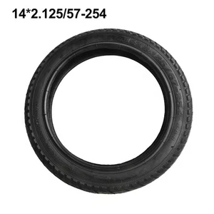 Quality Tyre Bike 14inch 14x2.125\" Accessories Bicycle Black Replacement - Picture 1 of 36