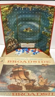 1962 "Broadside" Naval Battle Game for 2 Players by Milton Bradley Co. - Image 1 of 4