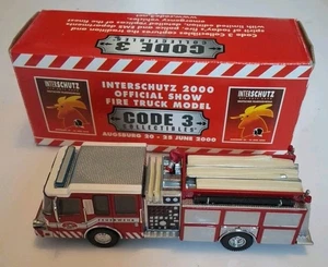 Code 3 12226 Interschutz 2000 Official Show Fire Truck Model 1/64 Mint Boxed 11 - Picture 1 of 7