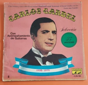 Carlos Gardel  35 Aniversario PARNASO P-LPM 1065 VG/G+ LP #5039 - Picture 1 of 4