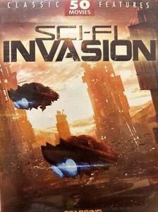 Sci-Fi Invasion Classic 50 Movies 12 Disc DVD 70 Hours - Picture 1 of 2