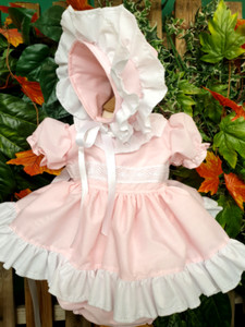 DREAM SALE 6-7 years GIRLS autumn short puffball dress pants bonnet