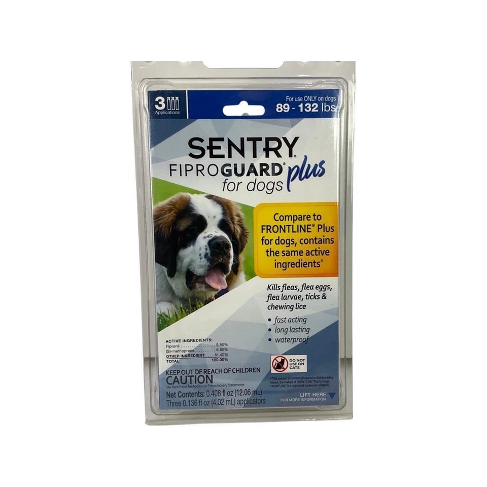 Sentry Fiproguard Plus for Dogs 89 to 132 lbs