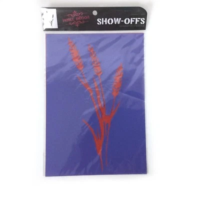 VTG Floral Stencil Decorative Motif Size 10 x 7 Inches New Sealed Show-Offs - Image 1 of 4