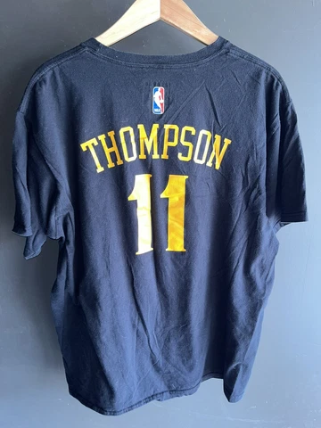 Golden State Warriors NBA Adidas # 11 Klay Thompson T-Shirt Size XL Black Cover