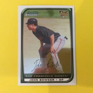 Bowman Chrome #205 2008 John Bowker radiocontrol San Francisco Giants - Imagen 1 de 2