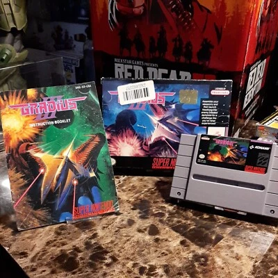 🔥Gradius 3 III SNES lll Complete CIB Super Nintendo Rare Classic Konami Shmup - Image 1 of 4