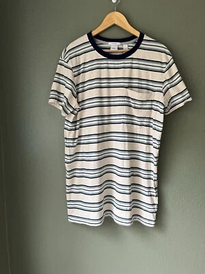Women's Quiksilver Short Sleeve T-Shirt Her Dress Striped Size M 192504121005 - Image 1 of 4