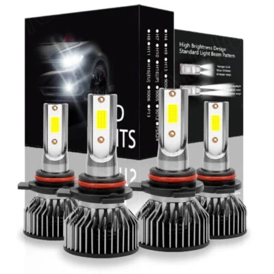 For 2001-2007 Toyota Highlander Sport Utility 4-Door 6k LED Headlight Hi/Lo 4x - Image 1 of 4