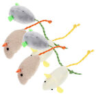 6 Pcs Simulation Sounding Mouse and Cat Toy Plush Toys For Indoor Cats