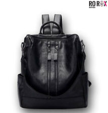Ro Rox Backpack Womens Faux Leather Punk Zip Laptop School Uni Work Bag RucksackeBay Premium Service