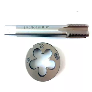 1pcs 5/8 -32 tap + 1pcs 5/8 -32 die UNF British US made right hand taper - Picture 1 of 4