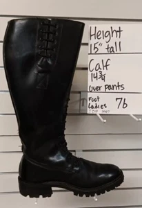 Botas de patrulla de motocicleta para hombre talla 7B - Imagen 1 de 2
