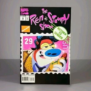 VTG Ren & Stimpy Show 16 1994 Marvel Comic Book NM HTF LTD Rare Variant Issue - Picture 1 of 5