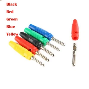 4mm Banana Plug Pure Copper Nickel-Plated 32A High Voltage Connector - Picture 1 of 5