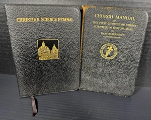 First Church of Christ Scientist Manual + Hymnal Boston MA Mary Barker Eddy 1936 - Picture 1 of 13