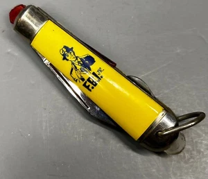 VINTAGE IMPERIAL KNIFE F.B.I Jr. KIDS MULTI TOOL DETECTIVE TOY CONDITION RARITY - Picture 1 of 8