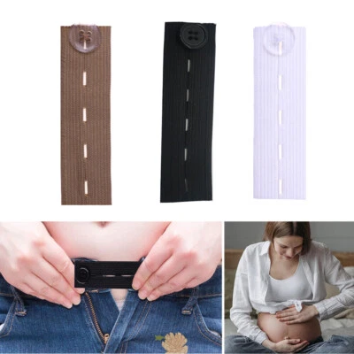 1-5Pcs Waist Band Extender Button Trouser Suit Jeans Maternity Skirt Expander - Image 1 of 4