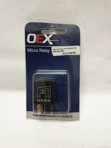 OEX Micro Relay 24V Change Over 25/10A - 5 Pin Resistor Protected - ACX1983BL - Picture 1 of 4