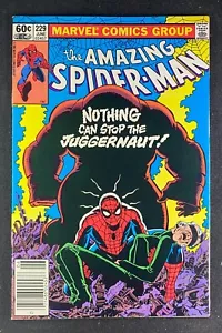 Amazing Spider-Man (1963) #229 VF+ (8.5) John Romita Jr Madame Web Juggernaut - Picture 1 of 2