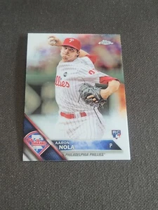 Topps Chrome #114 2016 Aaron Nola radiocontrol - Imagen 1 de 2