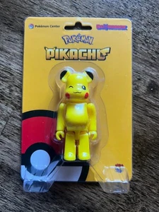 Pikachu Bearbrick Figure Medicom Pokemon Center BE@RBRICK Toy Game NIB - Picture 1 of 2