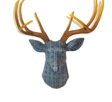 Faux Taxidermy Authentic Fabric Deer Head Wall Mount