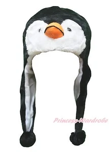Xmas Christmas Funny Cute Penguin Hat Party Costume For Free Size Gift Present - Picture 1 of 1