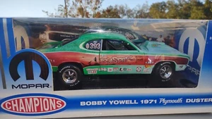 Ertl/MOPAR 1971 PLYMOUTH DUSTER by:BOBBY YOWELL 1:18 scale diecast model car - Picture 1 of 3