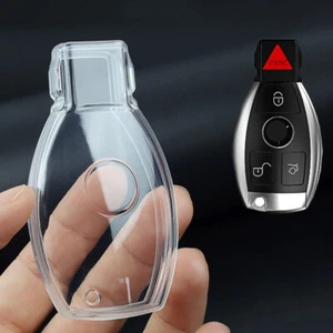 Key Fob Case Cover Shell Bag Holder For Benz A B C CLA CLS GLK Class Accessories - Picture 1 of 10