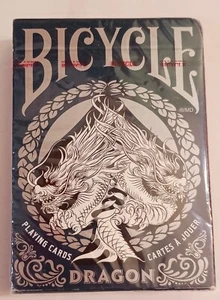 Carte da gioco Blue Dragon Bicycle nuove SIGILLATE mazzo MADE IN USA - Foto 1 di 10