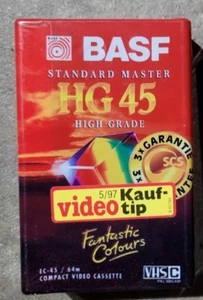 VHS-C Videokassette BASF HG 45 NEU OVP - Bild 1 von 1