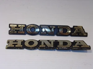 Honda Emblems Gold & Black OEM Pair 7 3/4" - Bild 1 von 2
