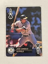 Jose Canseco 1992 MLB Aces Playing Card Company Athletics