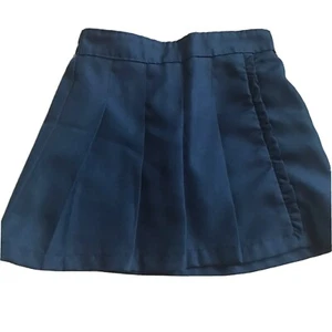 Wonder Nation Girls School Uniform Pleated Ruffle Scooter Skirt Size 7 - Picture 1 of 6