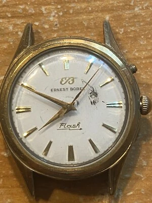 Reloj ULTRA Raro Ernest Borel "FLASH"; No Funciona/Piezas * ¡Ver "Notas del Vendedor"! Foto 1 de 4