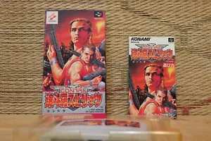 Contra Spirits w/box manual Nintendo Super Famicom SFC Very Good Condition! - Picture 1 of 4
