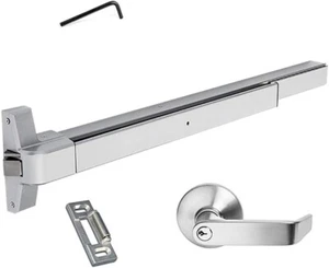 Panikausstiegsgerät Dynasty Hardware Schubstange kommerzieller Notfall Türhebel Alaun - Bild 1 von 6