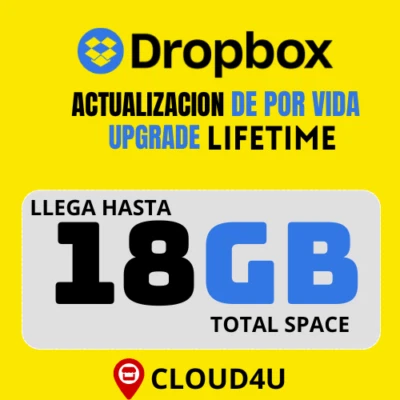 Dropbox +18GB Lifetime Upgrade 24hrs Shipping | Read Details - Image 1 of 2