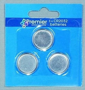 Pilas Premier cr2032 Botón Alcalino Celda Moneda 1.5v Batería - Imagen 1 de 1