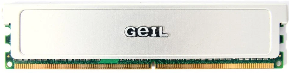 1GB GeIL DDR2-800 RAM PC2-6400U CL5-5-5-15 GX21GB6400LX Heatspreader Memory - Image 1 of 1
