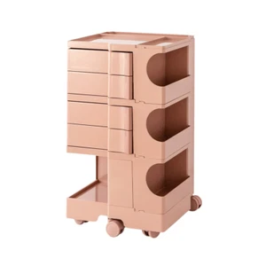 NNEDSZ Bedside Table Side Tables Nightstand Organizer Replica Boby Trolley 5Tier - Picture 1 of 10