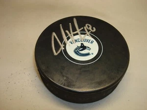 Jake Virtanen Signed Vancouver Canucks Hockey Puck Autographed 1A - Picture 1 of 2