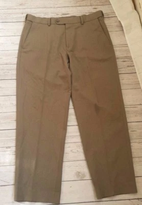 Pantalones de vestir Enro clásicos para hombre talla 36 marrón claro/tostado, poliéster, usados en excelente estado Foto 1 de 4