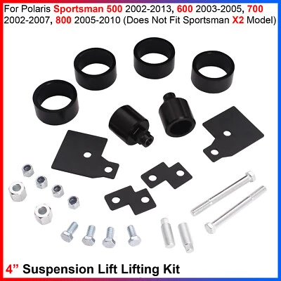 Kit de elevação de suspensão 4” para Polaris Sportsman 500, 600, 700, 800 - 1 conjunto - Imagem 1 de 4
