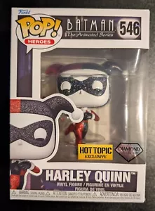 Funko Pop! Harley Quinn #546 - Diamond - Batman DC Comics - Hot Topic Exclusive - Picture 1 of 5