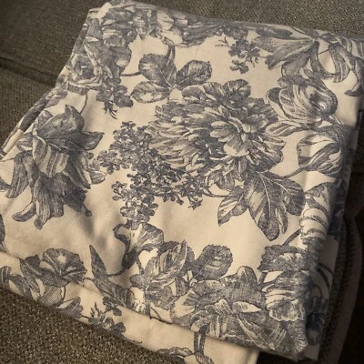 "Cortinas de baño Waverly Garden Room azules 42"" X 52"" 2 paneles" Foto 1 de 4