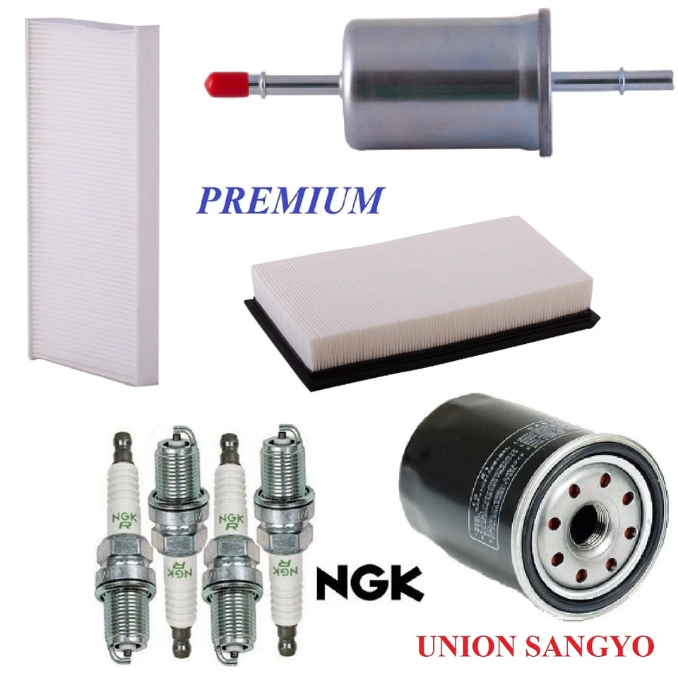 Tune Up Kit Filters Spark Plugs For FORD FOCUS L4 2.3L 2003-2004 - Image 1 of 1